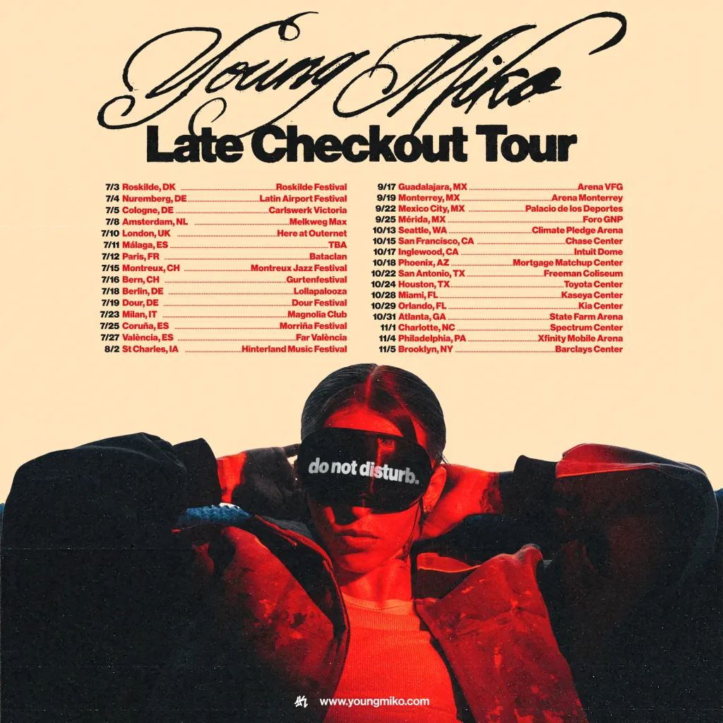 Young Miko 2026 tour poster
